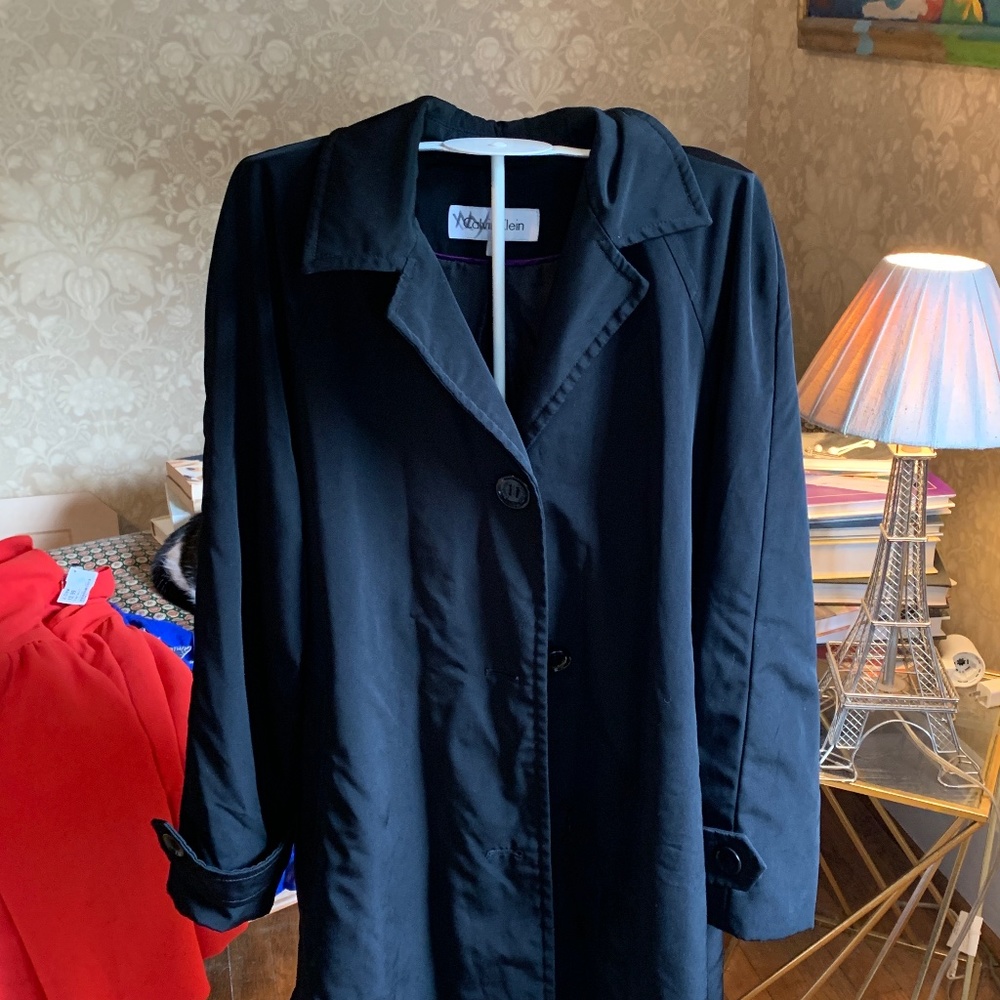 Calvin Klein swing style trench coat. Pre owned. Great condition